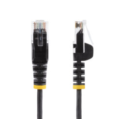 StarTech.com 15m Dunne CAT6 Ethernet Kabel, Zwart, Snagless, 100W PoE, UTP, LSZH, 28AWG Pure Koperdraad, Slim RJ45 Netwerk Patchkabel met Trekontlasting, Fluke Getest - Afbeelding 3