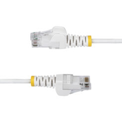 StarTech.com 5m Dunne CAT6 Ethernet Kabel, Wit, Snagless, 100W PoE, UTP, LSZH, 28AWG Pure Koperdraad, Slim RJ45 Netwerk Patchkabel met Trekontlasting, Fluke Getest - Afbeelding 4