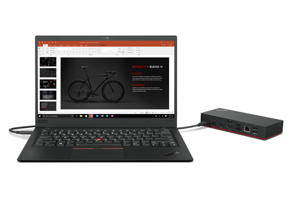 Lenovo ThinkPad Universal USB-C Dock Bedraad USB 3.2 Gen 1 (3.1 Gen 1) Type-C Zwart - Afbeelding 6