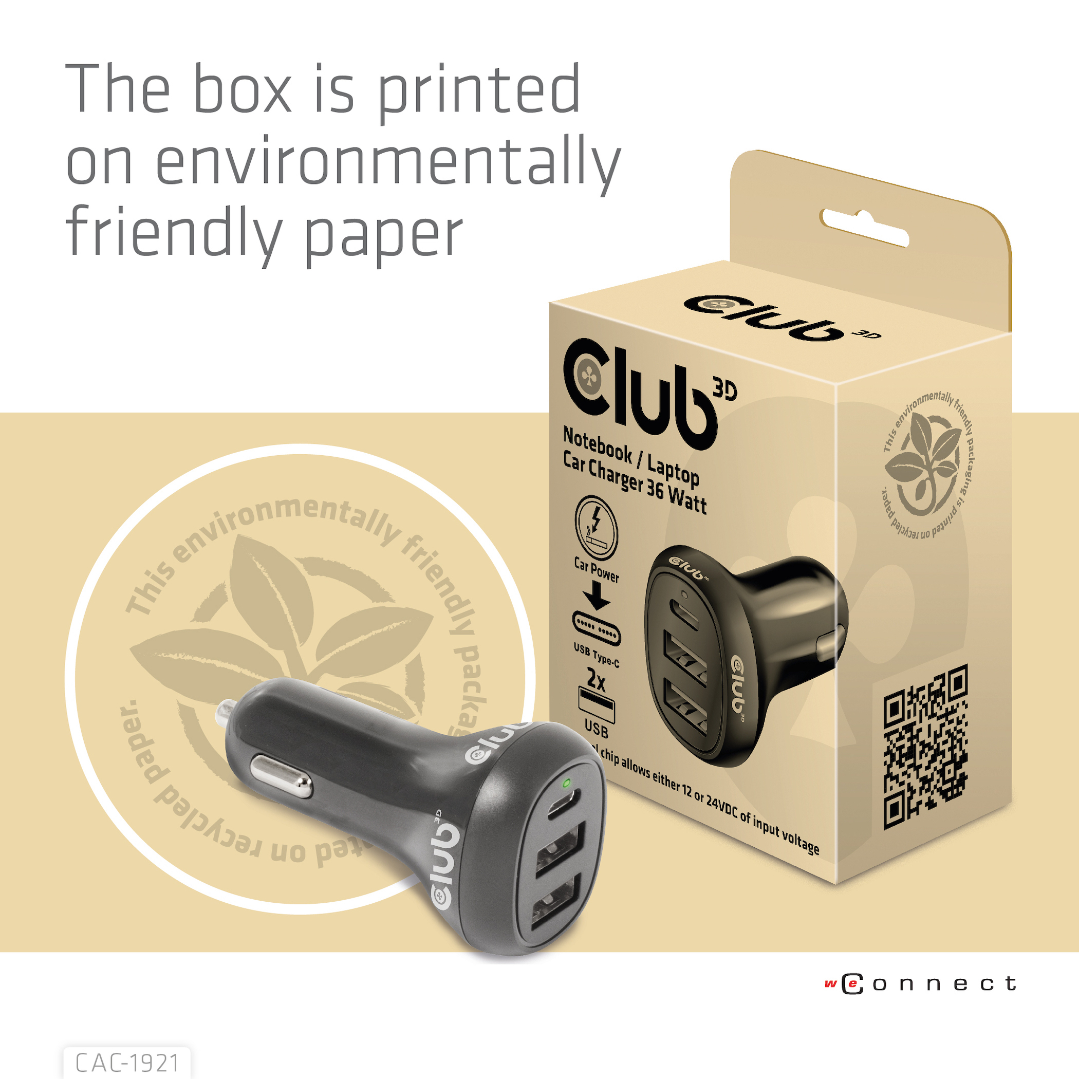 CLUB3D Notebook / Laptop Car Charger 36 Watt - Afbeelding 11