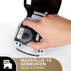 DYMO originele D1 labels | Zwarte Tekst op Wit Label | 6 mm x 7 m | zelfklevende etiketten voor de LabelManager labelprinter | gemaakt in Europa - Afbeelding 11