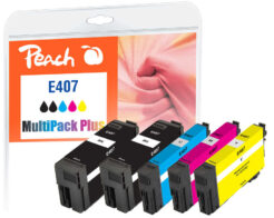 Peach PI200-938 inktcartridge 5 stuk(s) Compatibel Zwart, Cyaan, Magenta, Geel