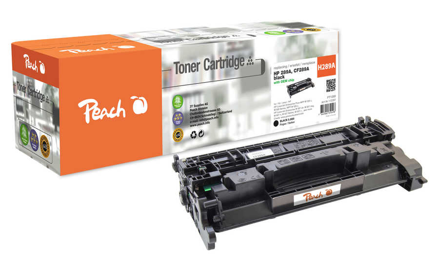 Peach PT1269 tonercartridge 1 stuk(s) Compatibel Zwart