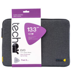Techair Evo pro 33,8 cm (13.3") Opbergmap/sleeve Grijs