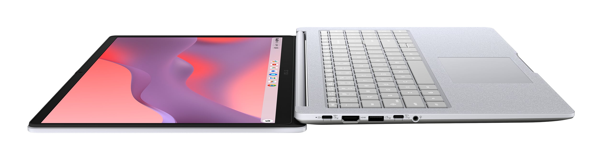 ASUS Chromebook CX1505CTA-S72225 Intel® N N250 39,6 cm (15.6") Full HD 8 GB LPDDR5-SDRAM 128 GB eMMC Wi-Fi 6 (802.11ax) ChromeOS Nederlands Grijs - Afbeelding 8