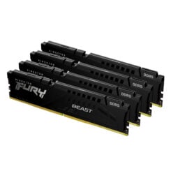 Kingston Technology FURY Beast 128GB 5200MT/s DDR5 CL40 DIMM (set van 4) Black XMP