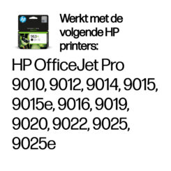 HP 963XL originele high-capacity zwarte inktcartridge - Afbeelding 3
