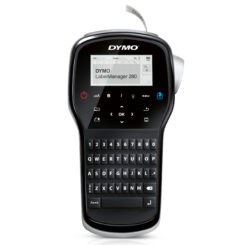 DYMO LabelManager 260-labelprinter | Oplaadbare labelmaker met QWERTY-toetsenbord | Inclusief zwart-wit D1-labeltape (12 mm) | Voor thuis en op kantoor - Afbeelding 2