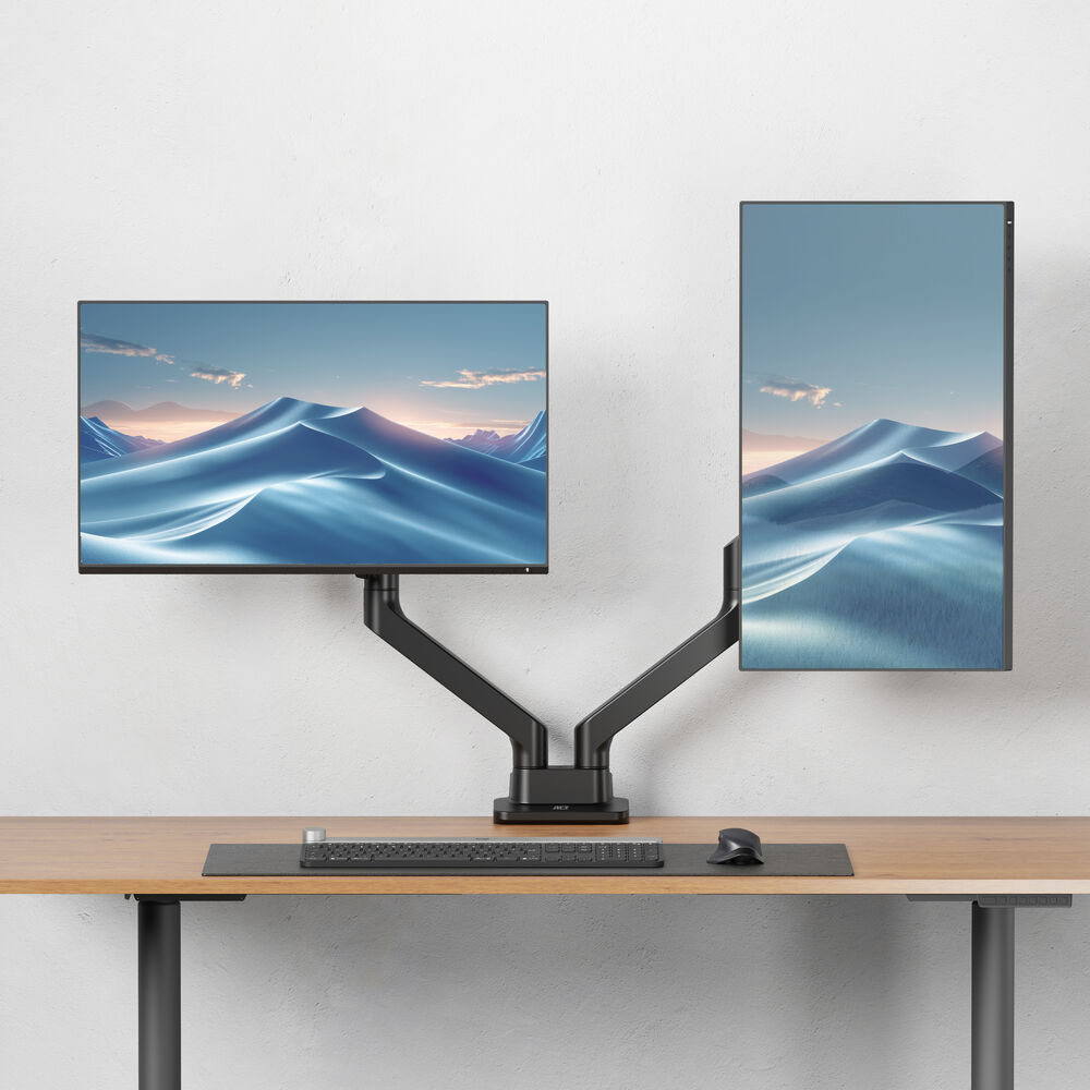 ACT Monitorarm 35" office premium, gasveer, 2 schermen - Afbeelding 5