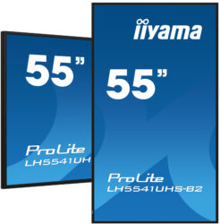 iiyama LH5541UHS-B2 beeldkrant Kiosk-ontwerp 138,7 cm (54.6") LCD 500 cd/m² 4K Ultra HD Zwart Type processor 24/7