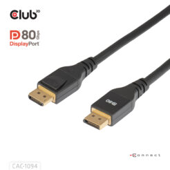 CLUB3D DisplayPort™ 2.1 VESA DP80 Gecertificeerd Kabel 8K240Hz 2m/6.56ft - Afbeelding 17