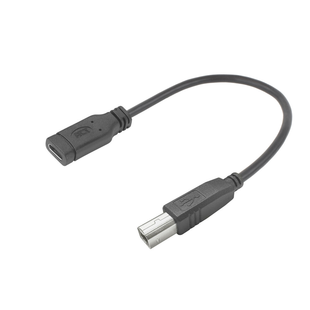 ACT USB Type-C female naar USB-B 2.0 printer adapterkabel 0,2m - Afbeelding 2