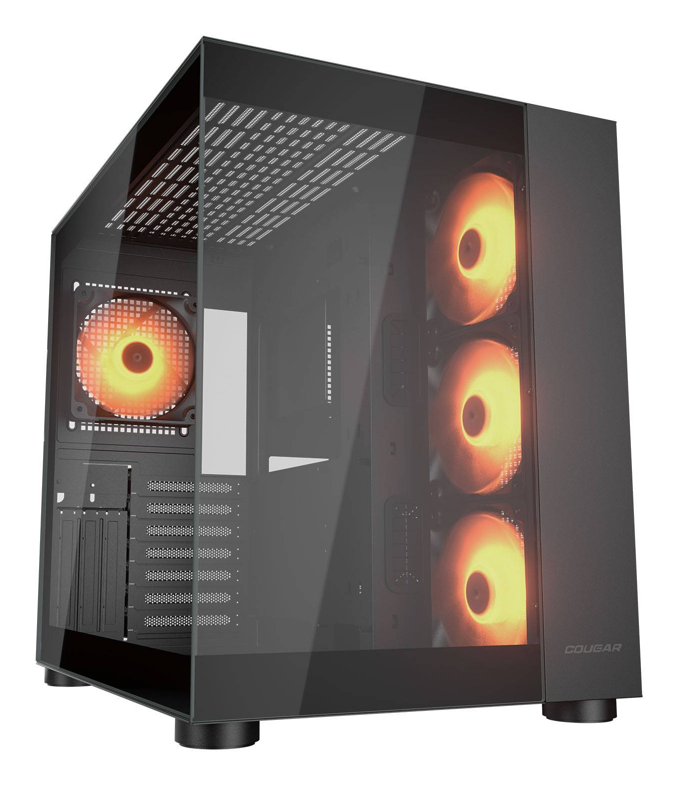 COUGAR CGR-5KA1B-RGB Midi Tower Zwart - Afbeelding 2