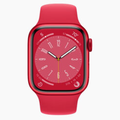 Forza Refurbished Apple Watch Series 8 41mm Rood Wifi - Zo goed als nieuw