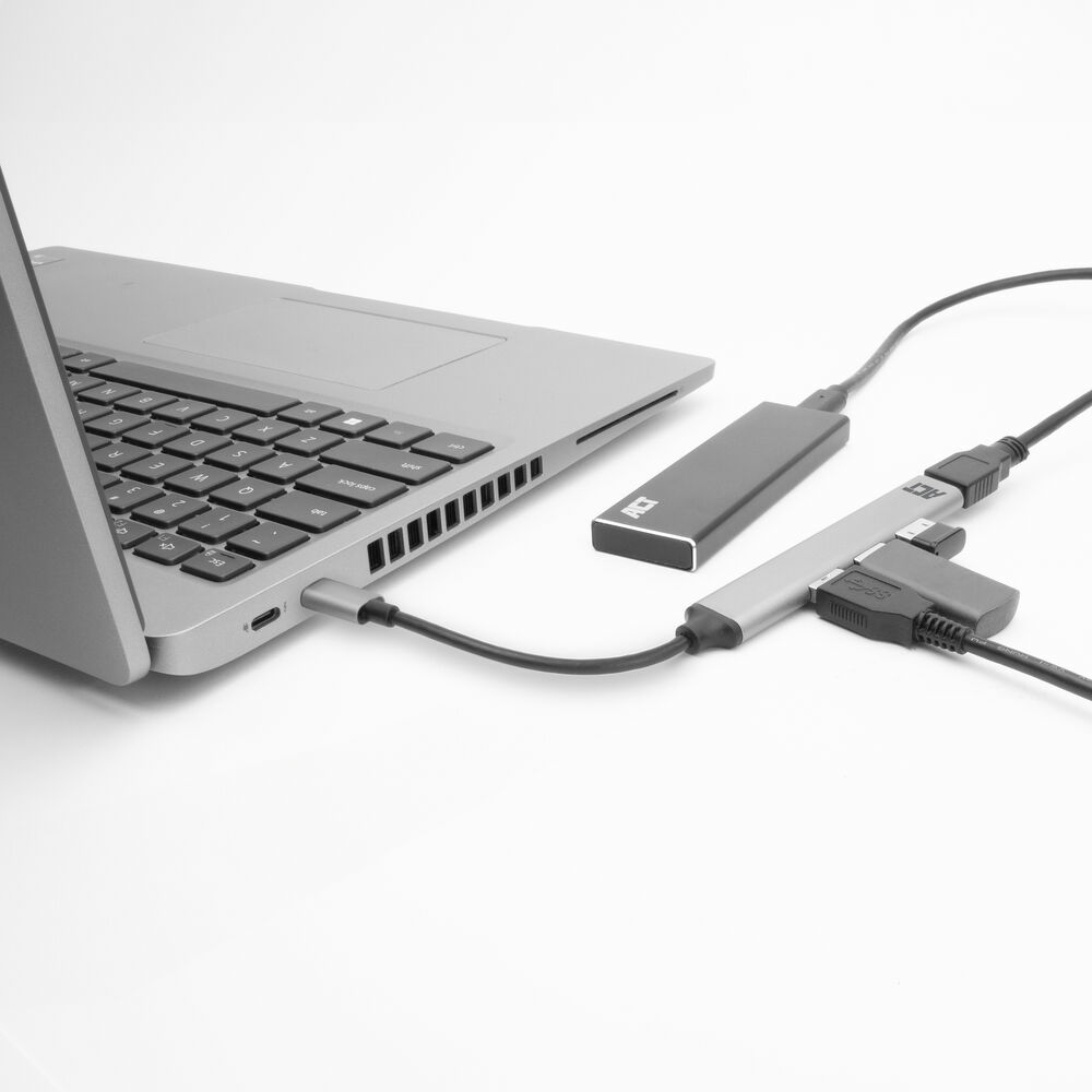 ACT USB-C hub, 3x USB-A 2.0 en 1x USB-A 3.0 - Afbeelding 3