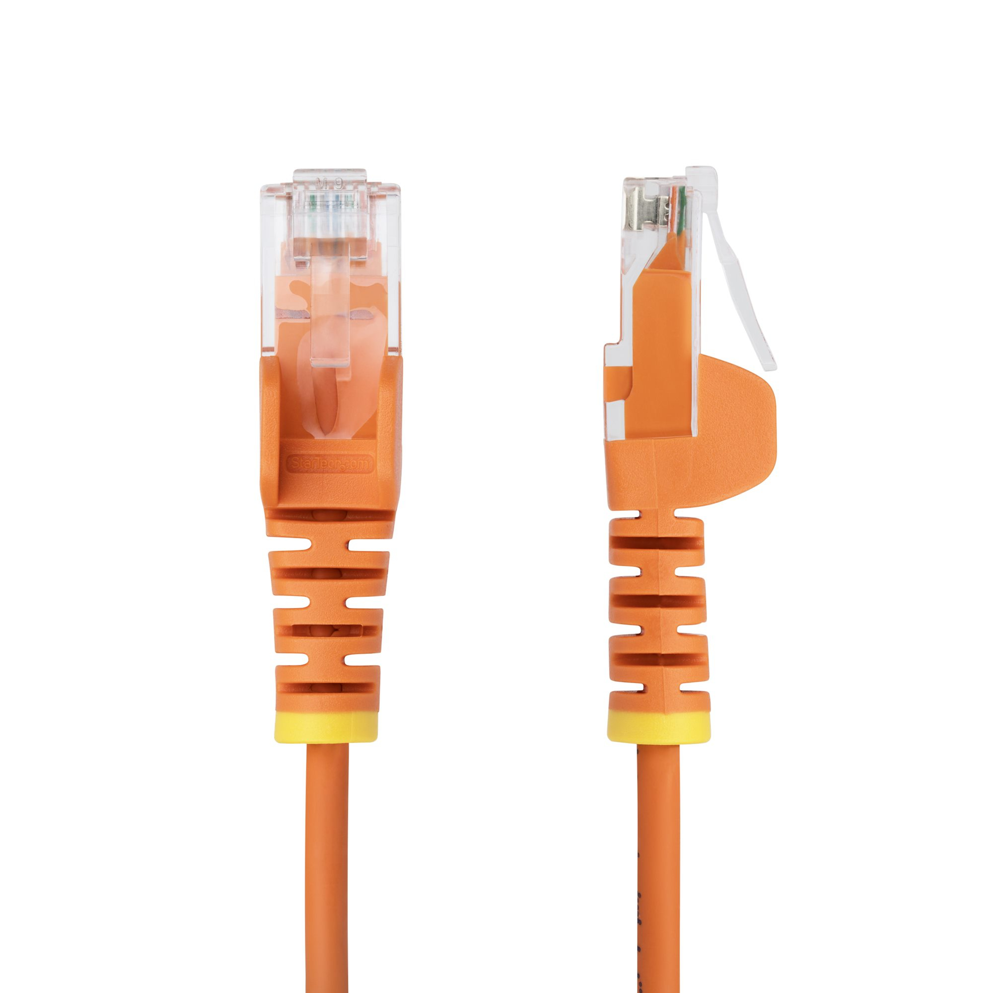 StarTech.com 10m Dunne CAT6 Ethernet Kabel, Oranje, Snagless, 100W PoE, UTP, LSZH, 28AWG Pure Koperdraad, Slim RJ45 Netwerk Patchkabel met Trekontlasting, Fluke Getest - Afbeelding 3