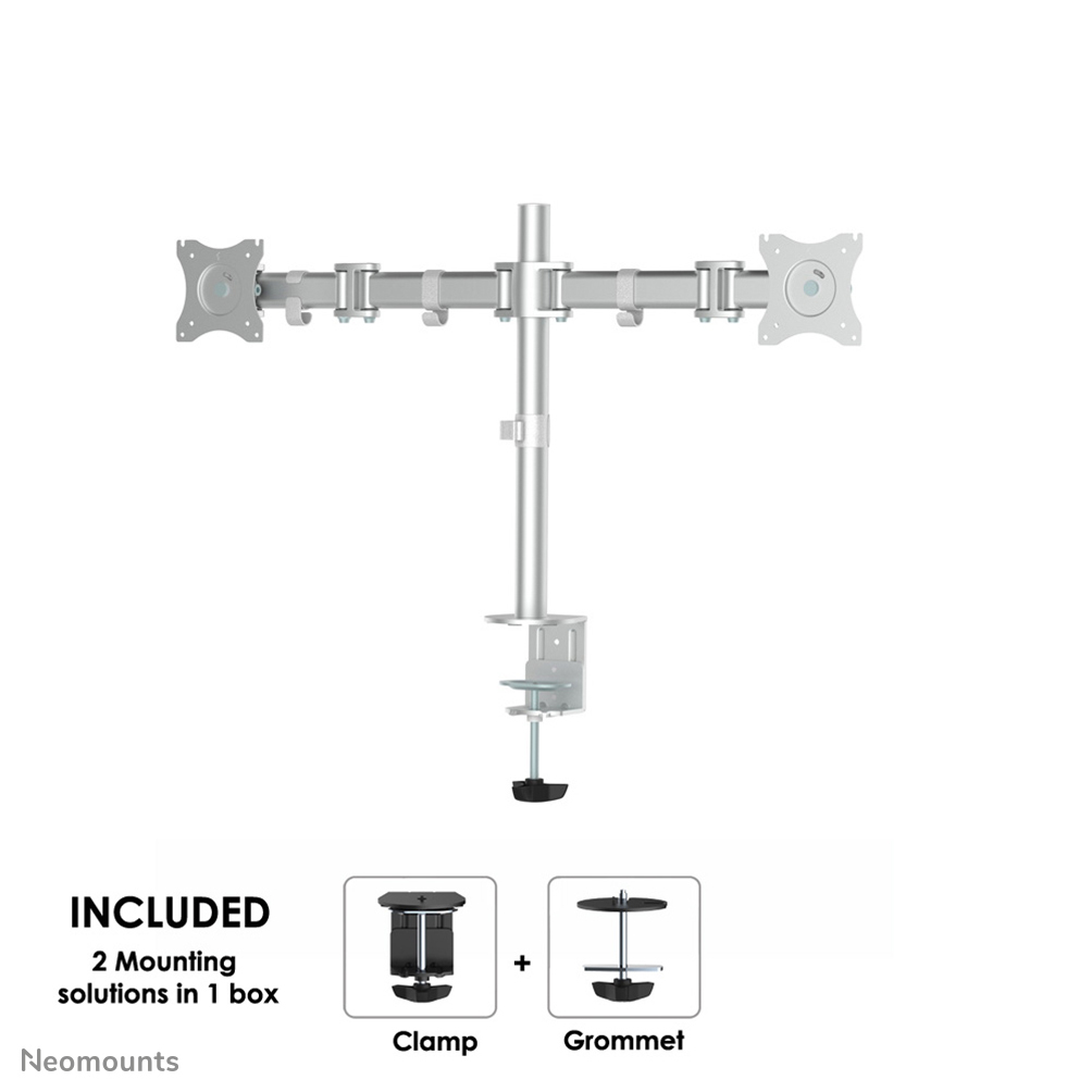 Neomounts NM-D135DSILVER Monitorarm 10-27" - Afbeelding 3