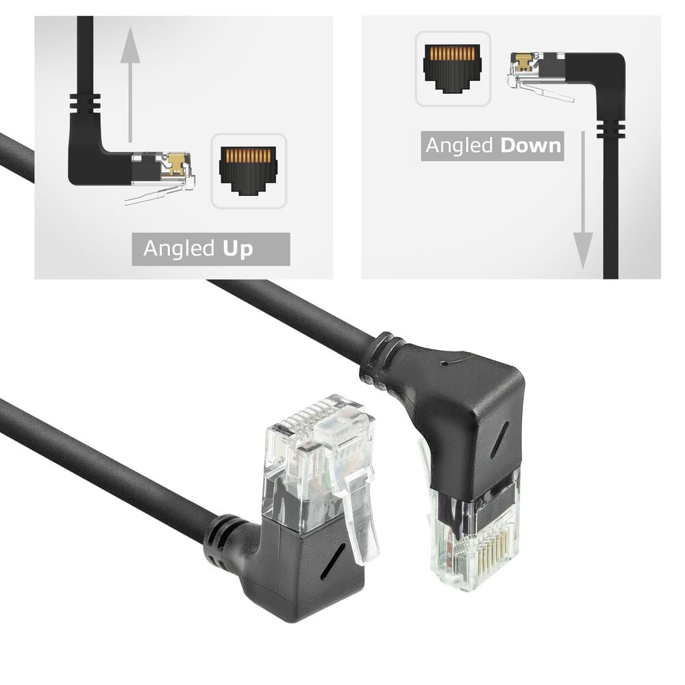 ACT DD7900 netwerkkabel Zwart 0,5 m Cat6a U/UTP (UTP) - Afbeelding 3