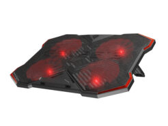 GENESIS Oxid 260 laptop cooling pad 43,9 cm (17.3") 1010 RPM Zwart, Rood - Afbeelding 6