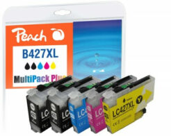 Peach PI500-402 inktcartridge 6 stuk(s) Compatibel Hoog (XL) rendement Zwart, Cyaan, Magenta, Geel