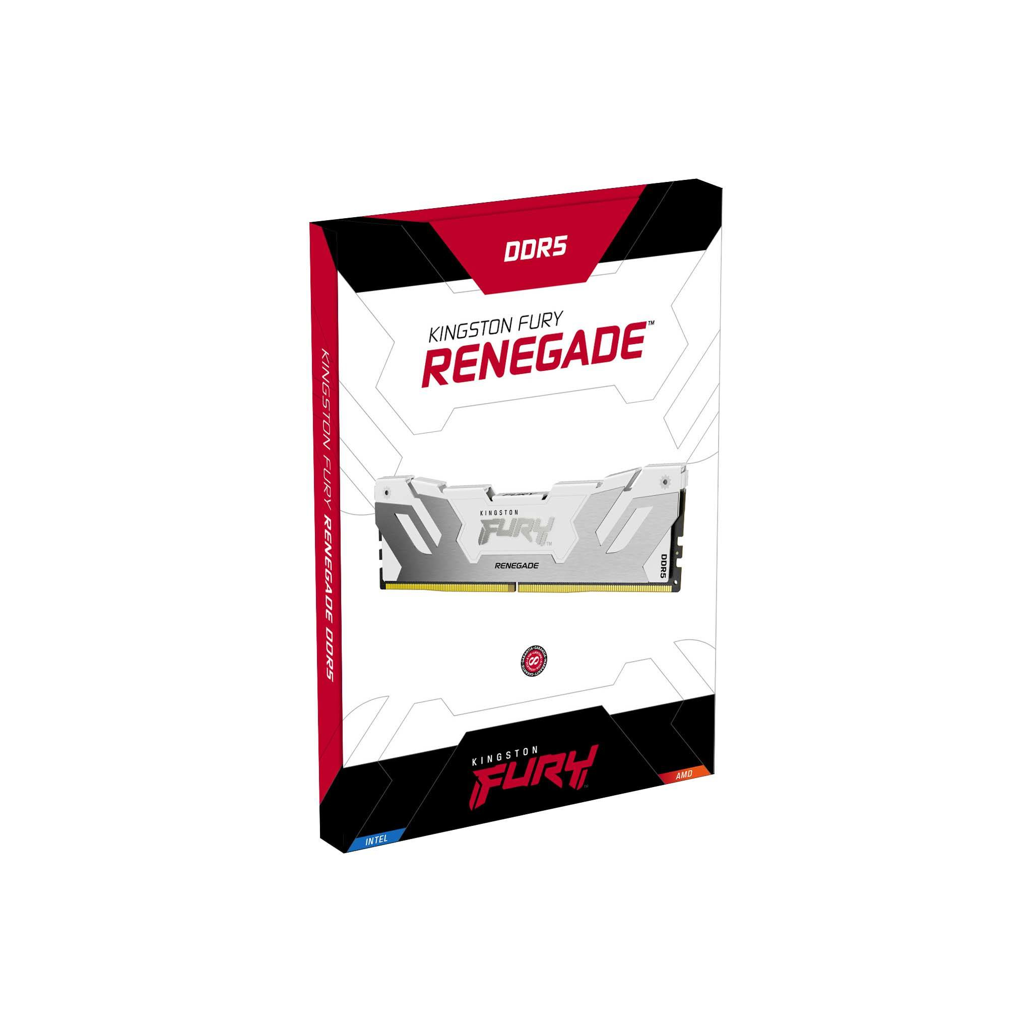 Kingston Technology FURY 64GB 6400MT/s DDR5 CL32 DIMM (set van 2) Renegade RGB White XMP - Afbeelding 6