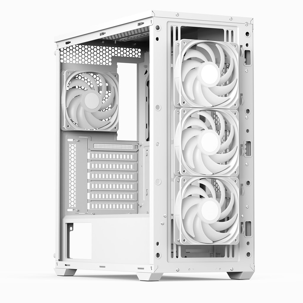 Aerocool D502A Midi Tower Wit - Afbeelding 7