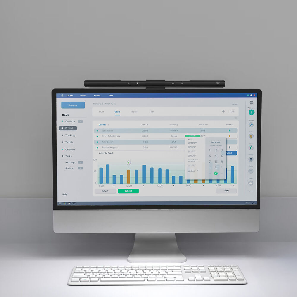 ACT Monitor ledlamp, dimbaar, voeding via USB - Afbeelding 3