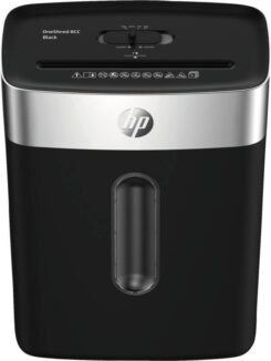 HP OneShred 8CC papiervernietiger Deeltjesversnippering 68 dB 22 cm Zwart - Afbeelding 3