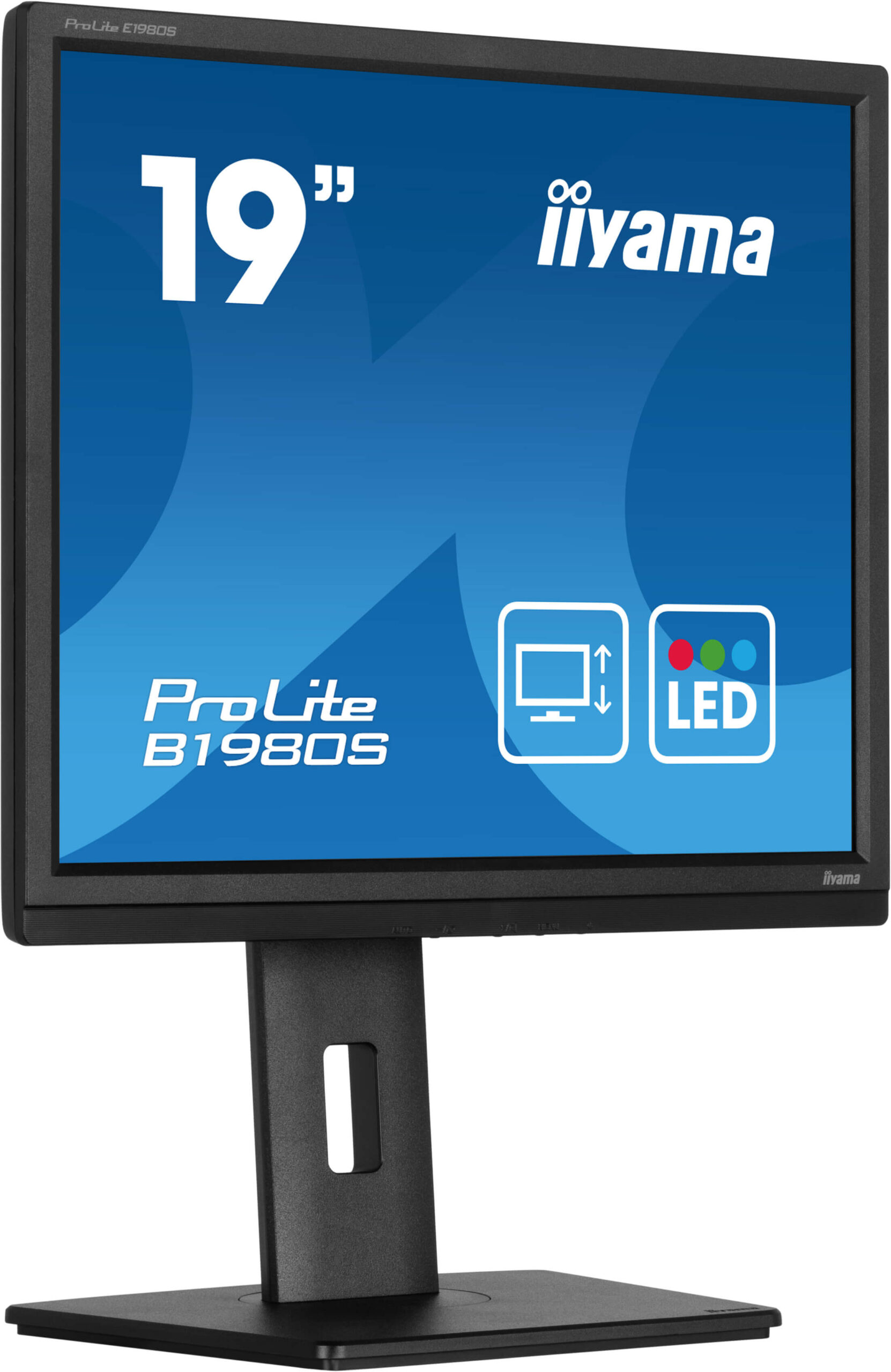 iiyama ProLite B1980S-B1 computer monitor 48,3 cm (19") 1280 x 1024 Pixels VGA LED Zwart - Afbeelding 2
