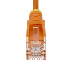 StarTech.com 1,5m Dunne CAT6 Ethernet Kabel, Oranje, Snagless, 100W PoE, UTP, LSZH, 28AWG Pure Koperdraad, Slim RJ45 Netwerk Patchkabel met Trekontlasting, Fluke Getest - Afbeelding 5