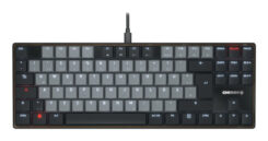 CHERRY KC 500 MX LP TKL toetsenbord Thuis/Werk USB QWERTZ Duits Zwart, Grijs - Afbeelding 2
