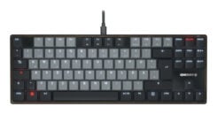 CHERRY KC 500 MX LP TKL toetsenbord Thuis/Werk USB QWERTZ Duits Zwart, Grijs