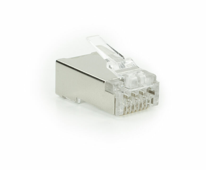 ACT CAT6A pass-through shielded modulaire RJ45 connector