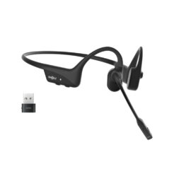 SHOKZ C120-AA-BK hoofdtelefoon/headset Draadloos oorhaak Kantoor/callcenter USB Type-A Bluetooth Zwart