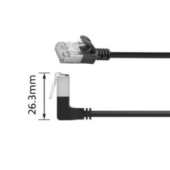 ACT DA4952 netwerkkabel Zwart 0,25 m Cat6a U/FTP (STP) - Afbeelding 3