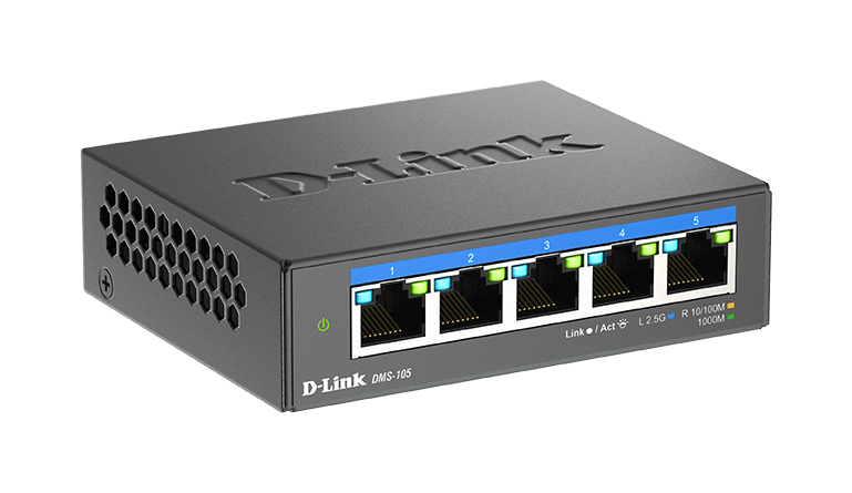 D-Link 5-poorts 2,5G Multi-Gigabit Desktop Switch - Afbeelding 2