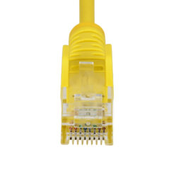 StarTech.com 10m Dunne CAT6 Ethernet Kabel, Geel, Snagless, 100W PoE, UTP, LSZH, 28AWG Pure Koperdraad, Slim RJ45 Netwerk Patchkabel met Trekontlasting, Fluke Getest - Afbeelding 5