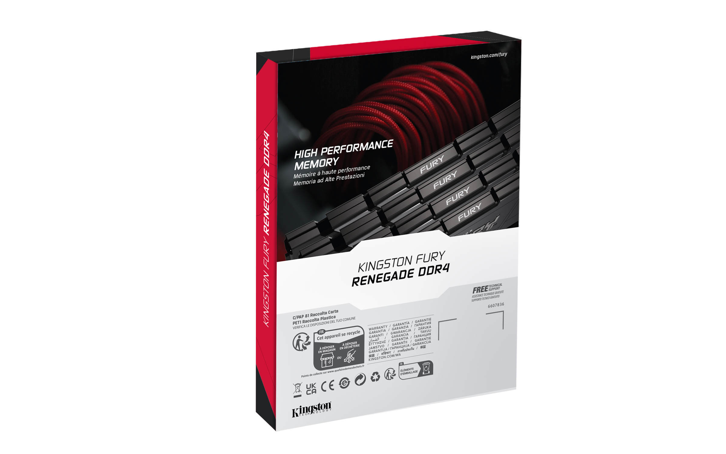 Kingston Technology FURY 64GB 3200MT/s DDR4 CL16 DIMM (set van 2) Renegade Zwart - Afbeelding 7