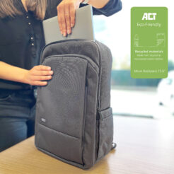 ACT Move rugzak voor laptops tot 15,6” gemaakt van gerecyclede plastic flessen - Afbeelding 9