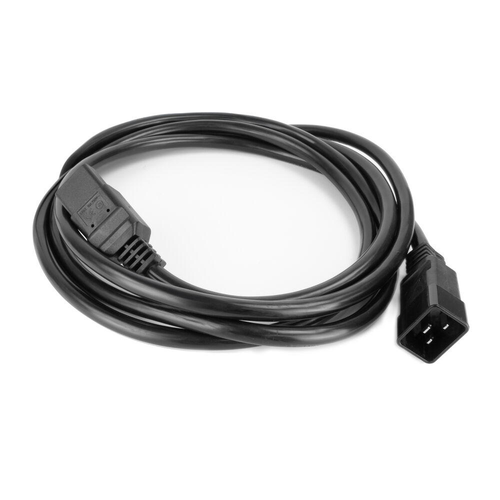 ACT Netsnoer C20 - C21 IEC60320 zwart 1,5 m - Afbeelding 3