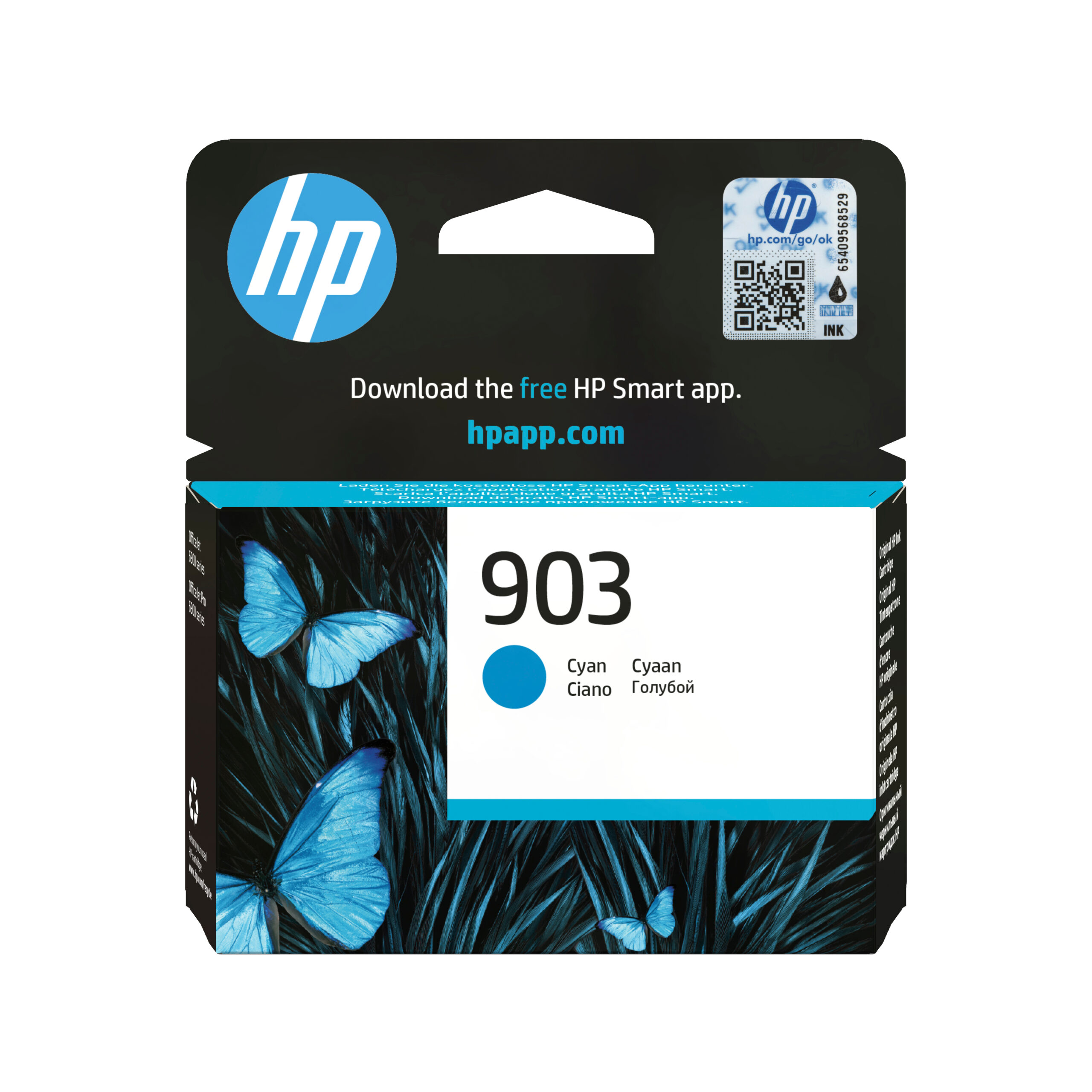 HP 903 originele cyaan inktcartridge - Afbeelding 2