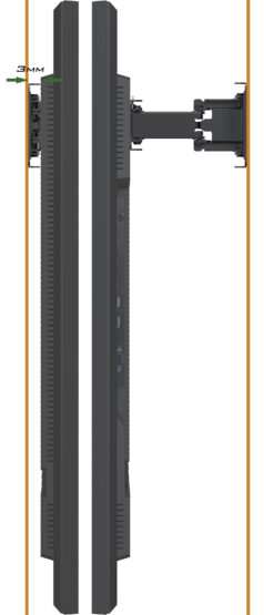 iiyama MD-WM0001 bevestiging voor signage-beeldschermen 165,1 cm (65") Zwart - Afbeelding 13