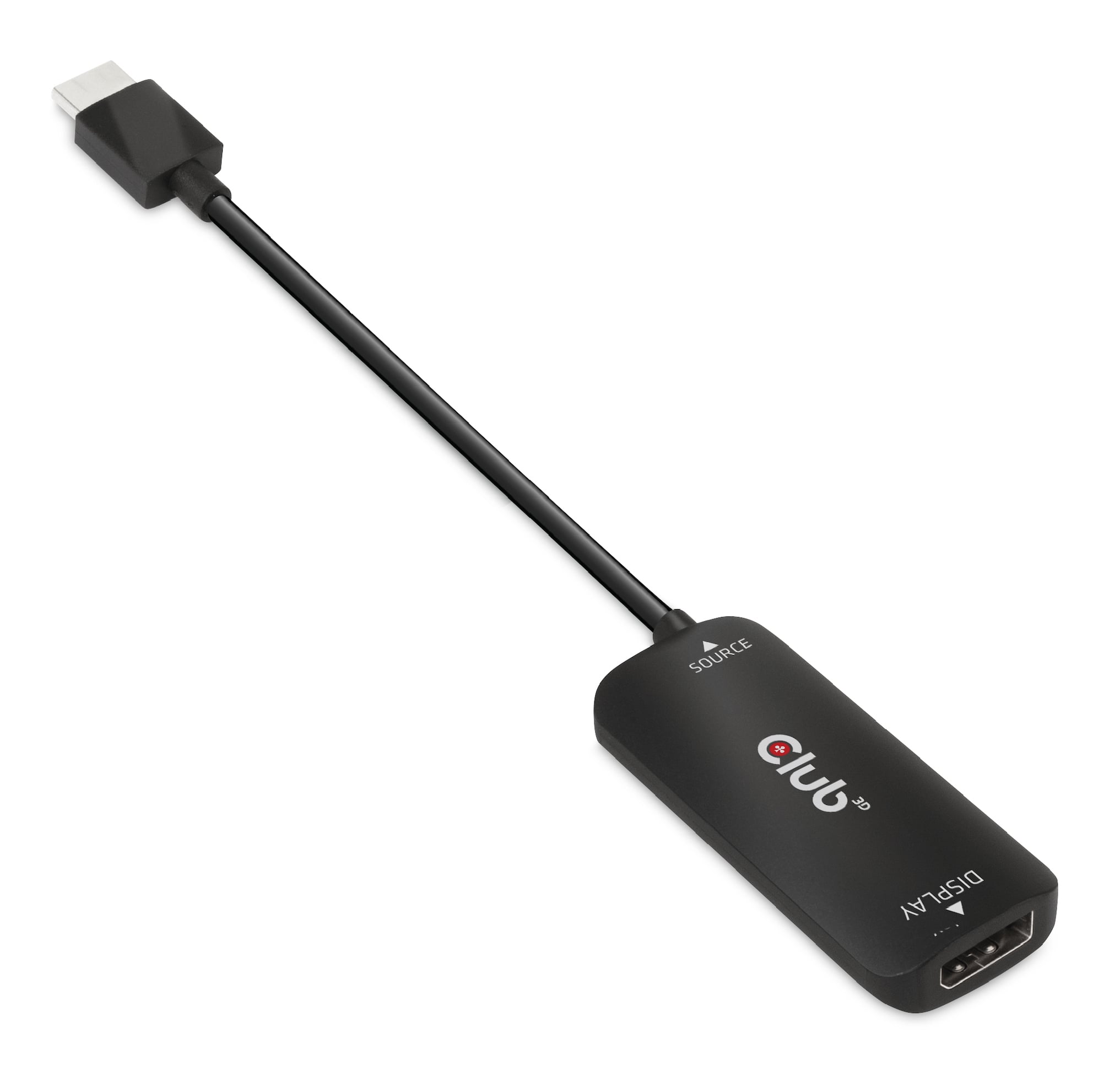 CLUB3D HDMI + Micro USB to DisplayPort™ 4K120Hz or 8K30Hz M/F Active Adapter