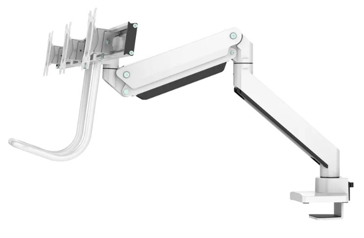 Neomounts NM-D775DX3WHITE flat panel bureau steun 68,6 cm (27") Wit - Afbeelding 7