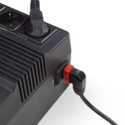 ACT Netsnoer C14 - C13 IEC Lock (rechts haaks) zwart 3 m, PC2049 - Afbeelding 4