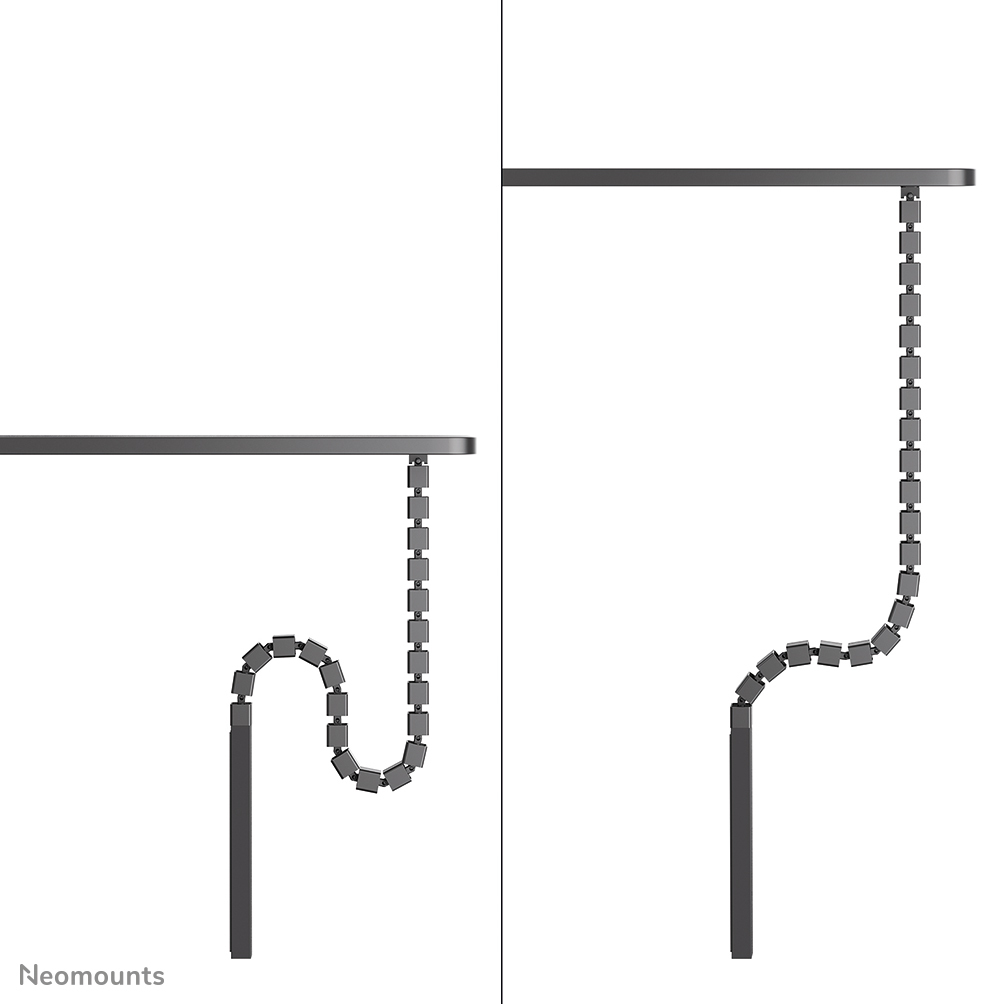 Neomounts ADS06-133BL Kabelgeleider - schroefbevestiging - universeel - Afbeelding 5