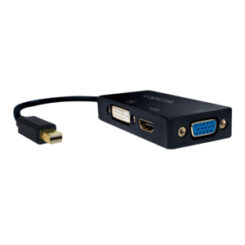 LogiLink CV0110 video kabel adapter 0,15 m Mini DisplayPort VGA + HDMI + DVI Zwart - Afbeelding 3