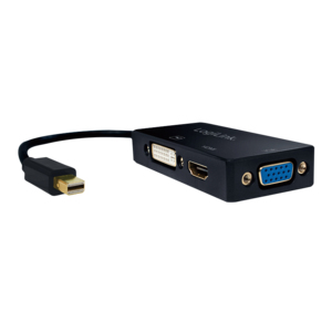 LogiLink CV0110 video kabel adapter 0,15 m Mini DisplayPort VGA + HDMI + DVI Zwart - Afbeelding 3