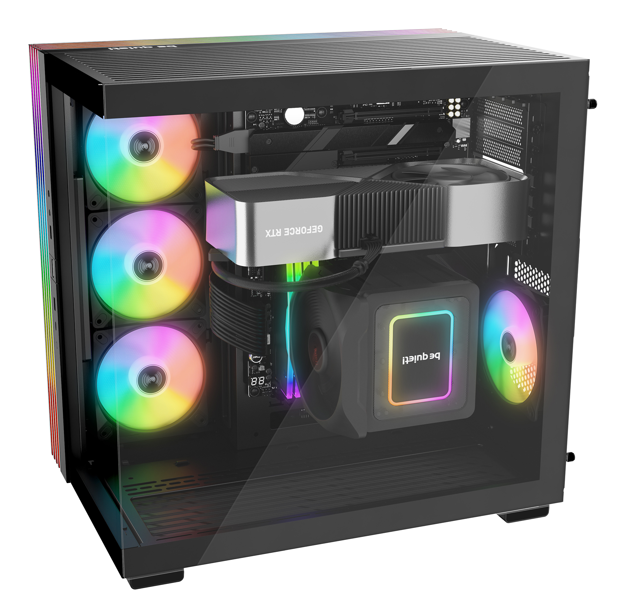 be quiet! LIGHT BASE 600 LX Black Midi Tower Zwart - Afbeelding 6