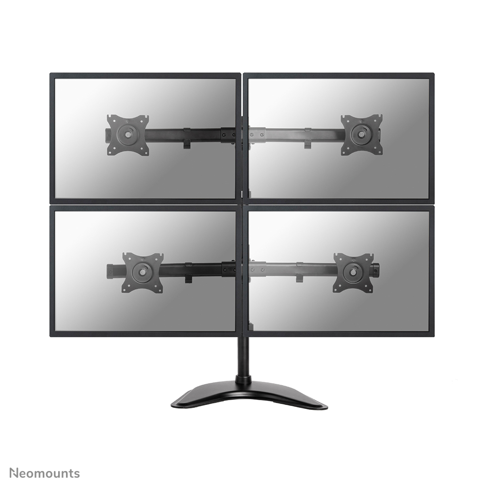 Neomounts NM-D335D4BLACK Monitorstandaard 10-27"